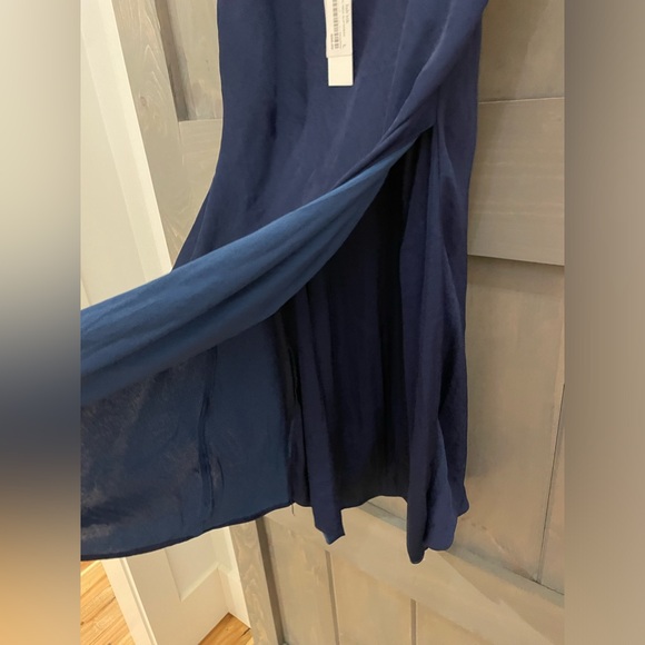 Sadie cowl navy silk dress Fabrik 
Size Large 
 Holiday  dress - Picture 6 of 6